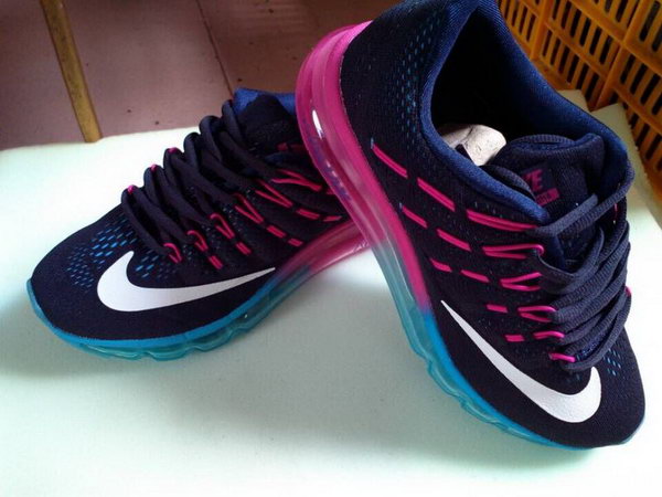 Womens Cheap Air Max 2016 Navy Blue White Black Pink Outlet Store